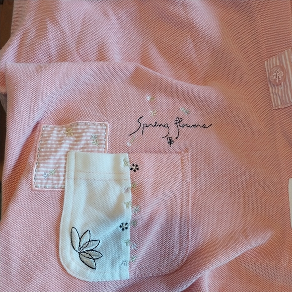 Vintage Koret Size Large Pink Spring Flowers Embroidered Cottagecore Cardigan - Picture 10 of 13